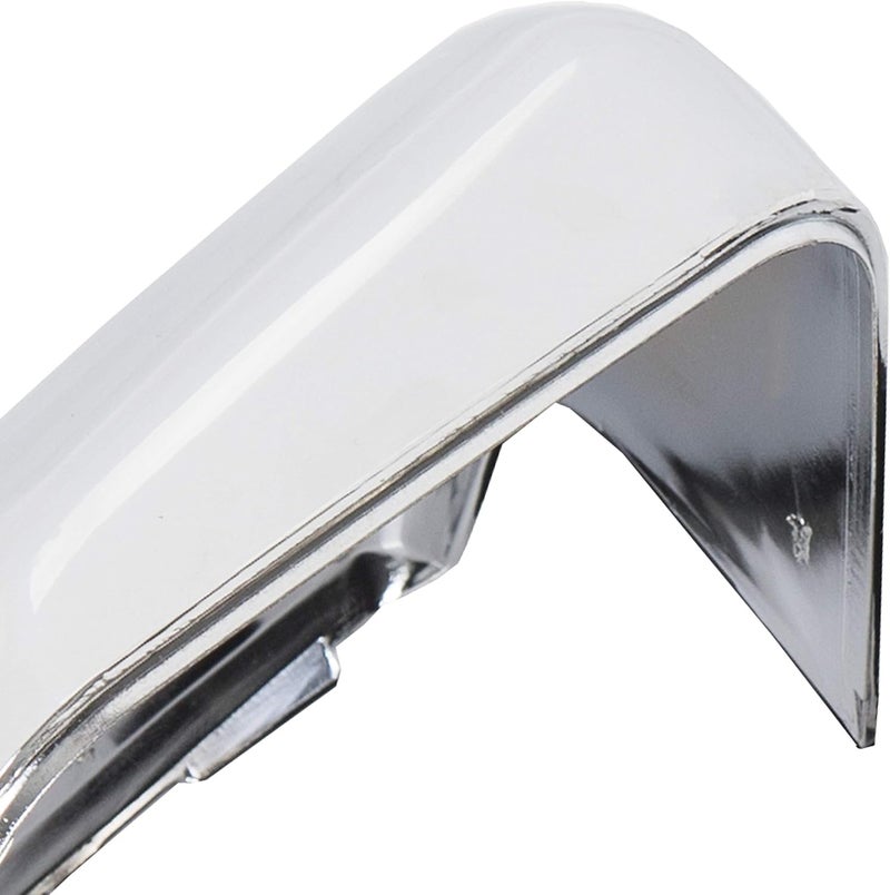 ECOTRIC Top Half Side Mirror Covers Compatible with 2015-2020 Ford F150 F-150 Driver/Passenger Side Chrome (2 pcs Mirror Cover Replacement) - Image 4