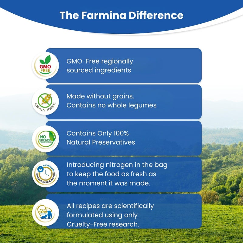 Farmina طعام الكلاب الصغيرة فارمينا N&D بالقرع | دجاج، قرع ورمان | غني بمضادات الأكسدة | طعام كامل للجرو | 2.5 كجم | بدون مواد حافظة صناعية - Image 5