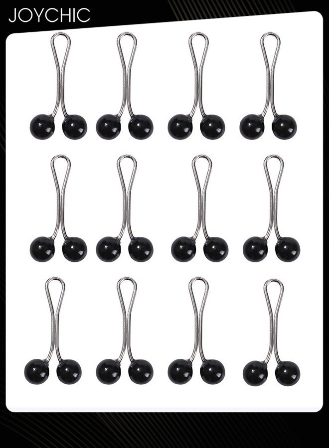 Joychic 12 Piece Women's U-shaped Needle Pearl Clip Scarf Headscarf Buckle Hijab Pins - Image 2