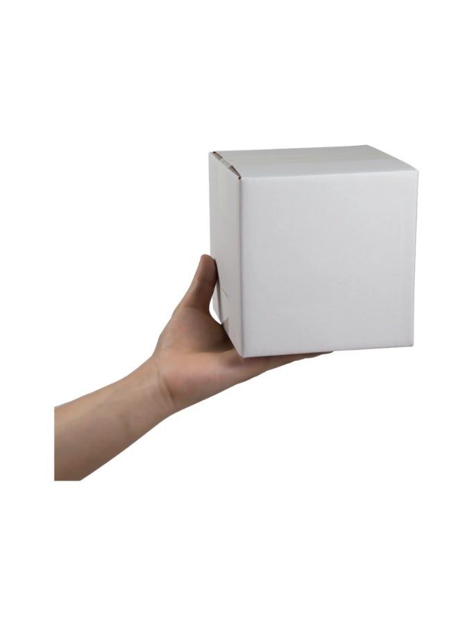 Kalon 60PCS White Kraft Mug Gift Boxes – Eco-Friendly Foldable Cardboard Packaging for Coffee Cups, Candles & Retail Items - Image 1