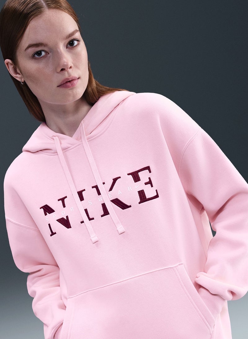 هودي بقلنسوة مطبوع عليه شعار فينيكس فليس