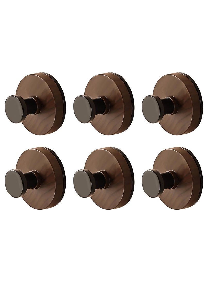 Suction Cup Hooks, Heavy Duty 6.8 kg Capacity, Set of 6, Modern Bathroom Shower Hooks for Towels and Robes - Image 1