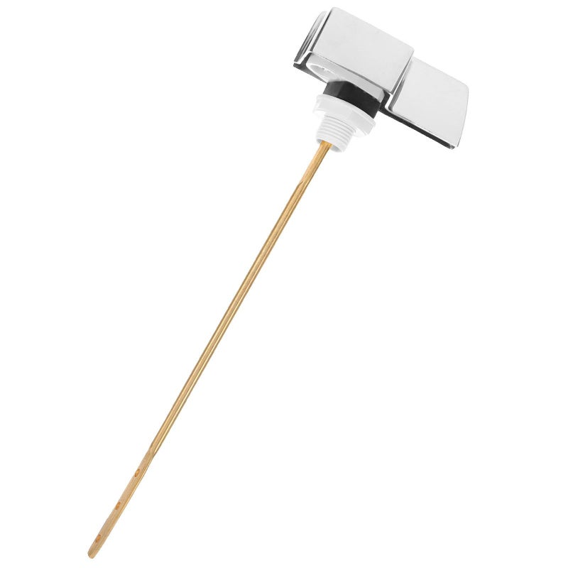 Copper Toilet Flush Handle Replacement Electroplated Side Mount Lever for Bathroom - Image 2