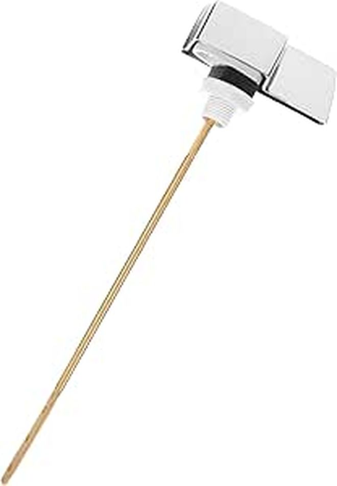 Copper Toilet Flush Handle Replacement Electroplated Side Mount Lever for Bathroom - Image 1