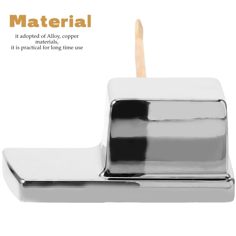 Copper Toilet Flush Handle Replacement Electroplated Side Mount Lever for Bathroom - Image 4