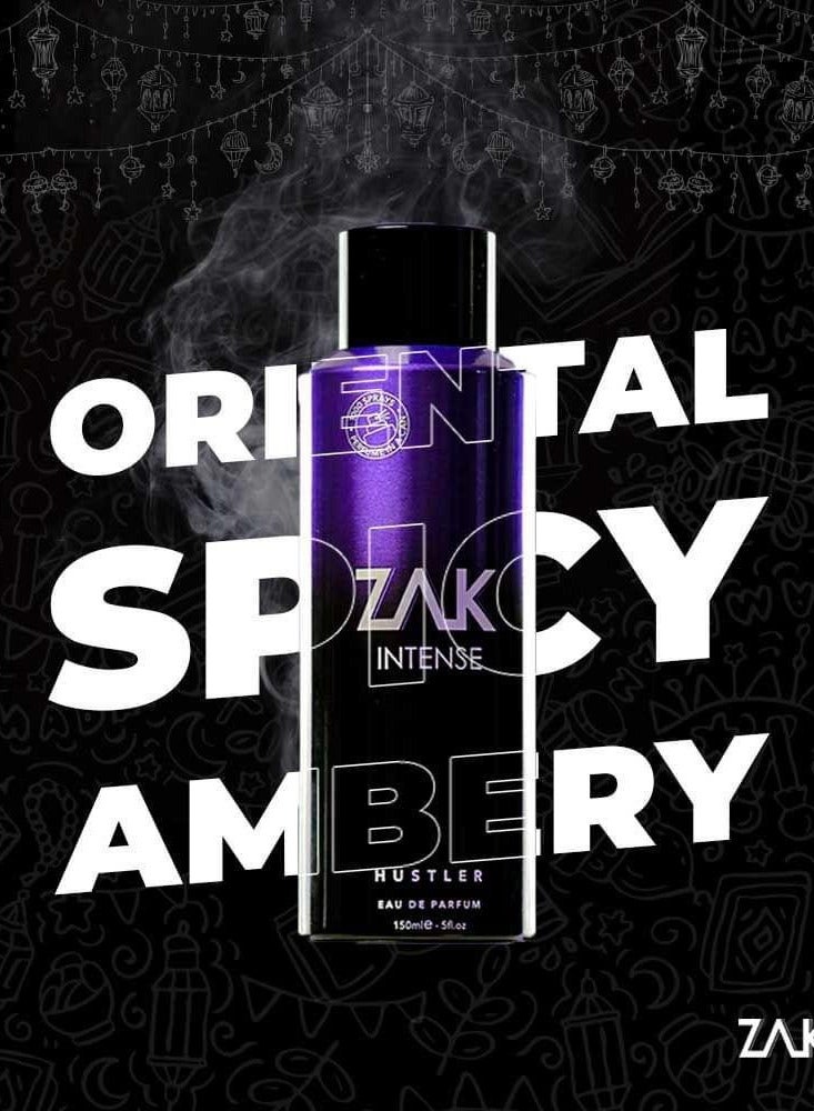 ZAK Intense Hustler Eau De Parfum For Men150ml - Image 4