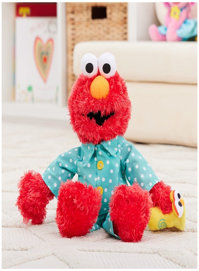 GUND Sesame Street Bedtime Elmo 12” Plush with Glow-in-the-Dark PJs; Age 1+ - Image 2