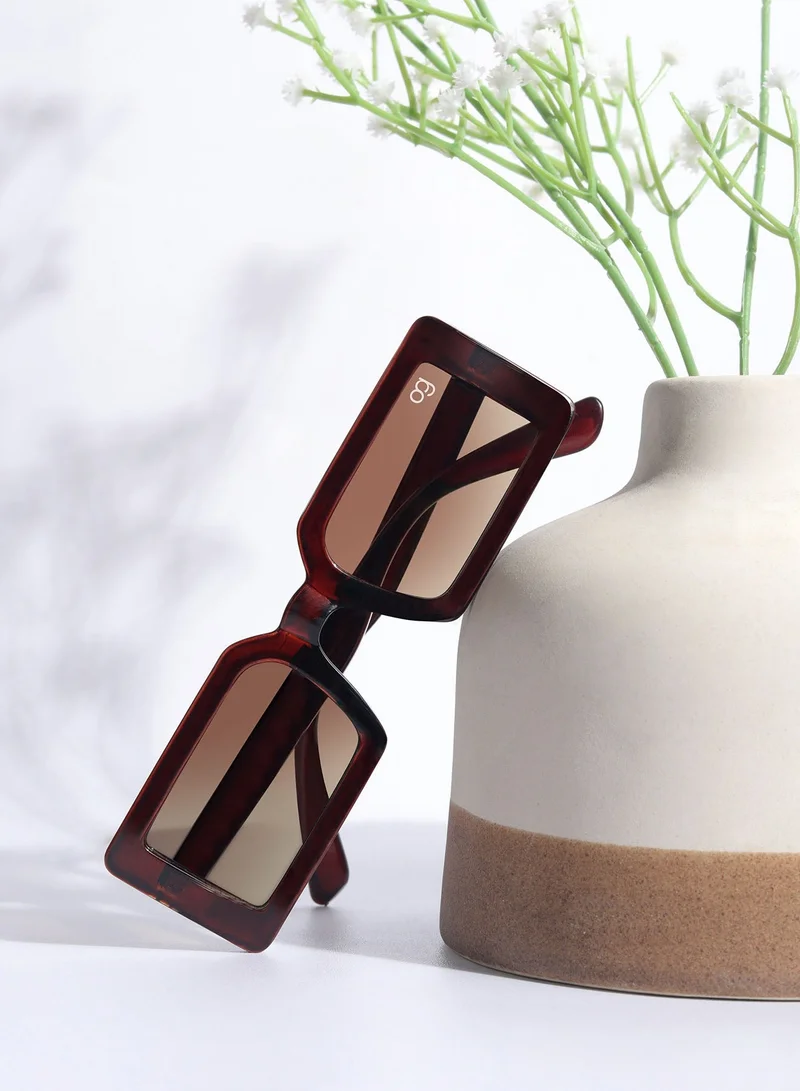 Woggles Stylsh Rectangle Sunglasses|100% UV Protected| Men &amp; Women