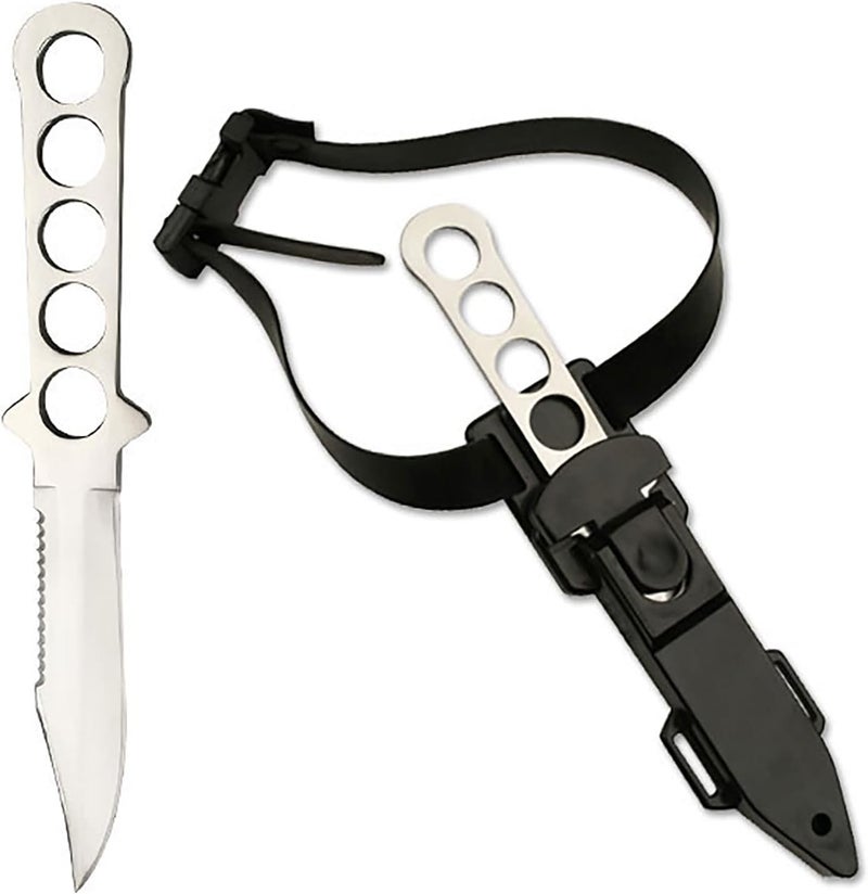 BladesUSA MD-1BS Diving Knife 9-Inch Overall,Black
