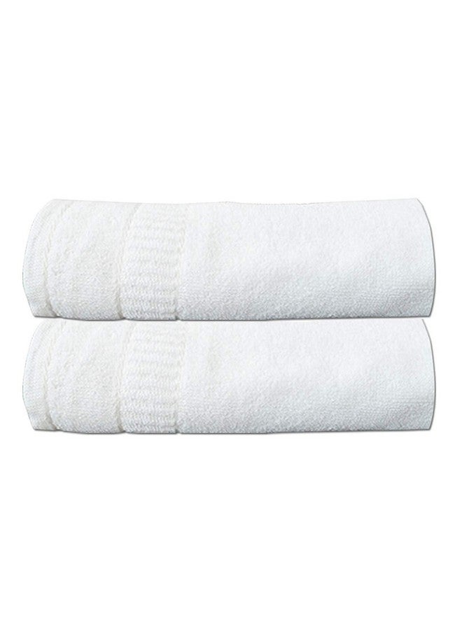 Kuber Industries Kuber Industries Cotton Bath Towel 400 GSM (2 Pieces, White)  - Image 1