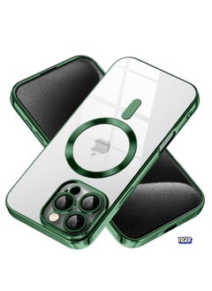 iPhone 16 Pro Max Magnetic Case – Compatible with MagSafe, Built-in Camera Protector, Soft TPU Anti-Scratch, Shockproof Slim Clear Case for iPhone 16 Pro Max (6.1 Inch) – Durable, Lightweight Protection