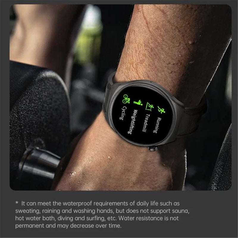 Smartwatch 1.43-Inch AMOLED Full Circle Screen Ultra-Clear 466x466 Resolution - ChatGPT AI Voice Assistant Smart Communication Instant Answers Fitness Tracker for Health Monitoring Sports Enthusiasts - Image 3