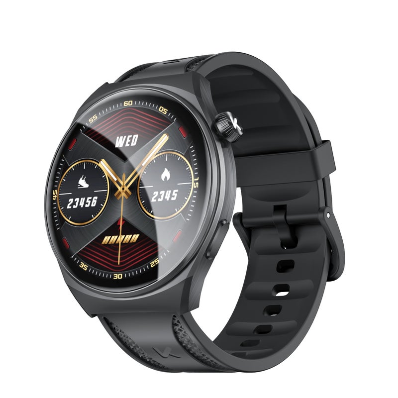 Smartwatch 1.43-Inch AMOLED Full Circle Screen Ultra-Clear 466x466 Resolution - ChatGPT AI Voice Assistant Smart Communication Instant Answers Fitness Tracker for Health Monitoring Sports Enthusiasts - Image 1