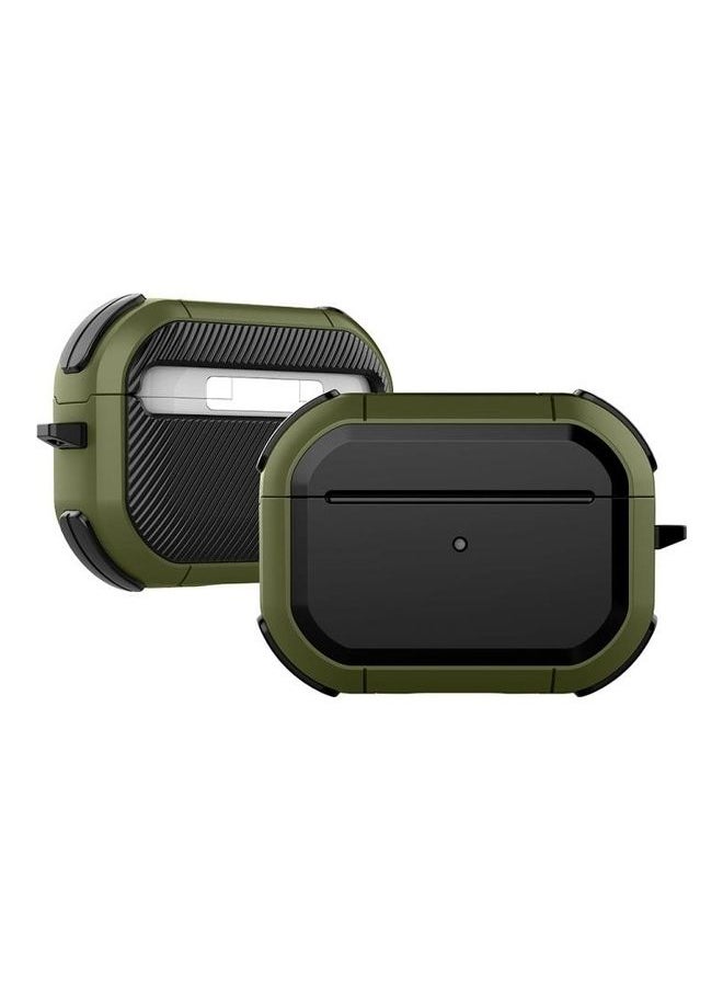 Generic - Wireless Earphones Shockproof Thunder Mecha TPU Protective Case For AirPods Pro Green - Image 1