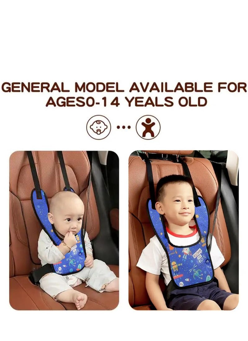 GUDOO Child Seat Belt Adjuster for Kids Safety Strap Cover and Positioner Pad Soft Safety Travel Harness Cove Protect Children  - Image 5