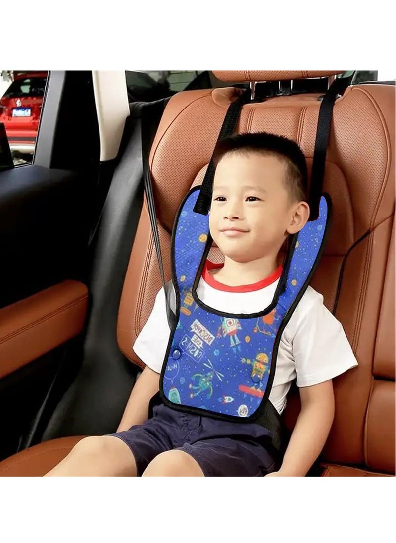 GUDOO Child Seat Belt Adjuster for Kids Safety Strap Cover and Positioner Pad Soft Safety Travel Harness Cove Protect Children  - Image 3