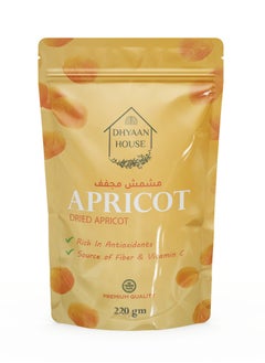 Dhyaan House Dried Apricot - 220 gm  - Image 1