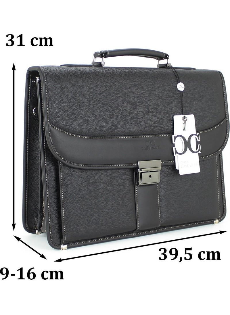 Case Club - Leather Briefcase with Laptop Compartment 15.6" Inch - Image 1