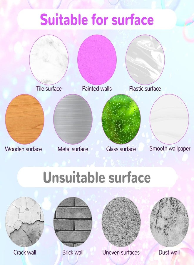 ValueBargain 48Pcs Bubble Stickers, 3 Sheets PVC Peel and Stick Bubbles, Peel and Stick Wall Art for Kids Room Bathroom Ocean Mermaid Party Nautical Accents - Image 5