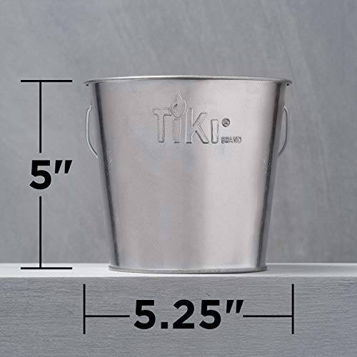 TIKI Brand BiteFighter Galvanized Citronella Wax Candle in Metal Bucket, 17 Ounce - Image 5