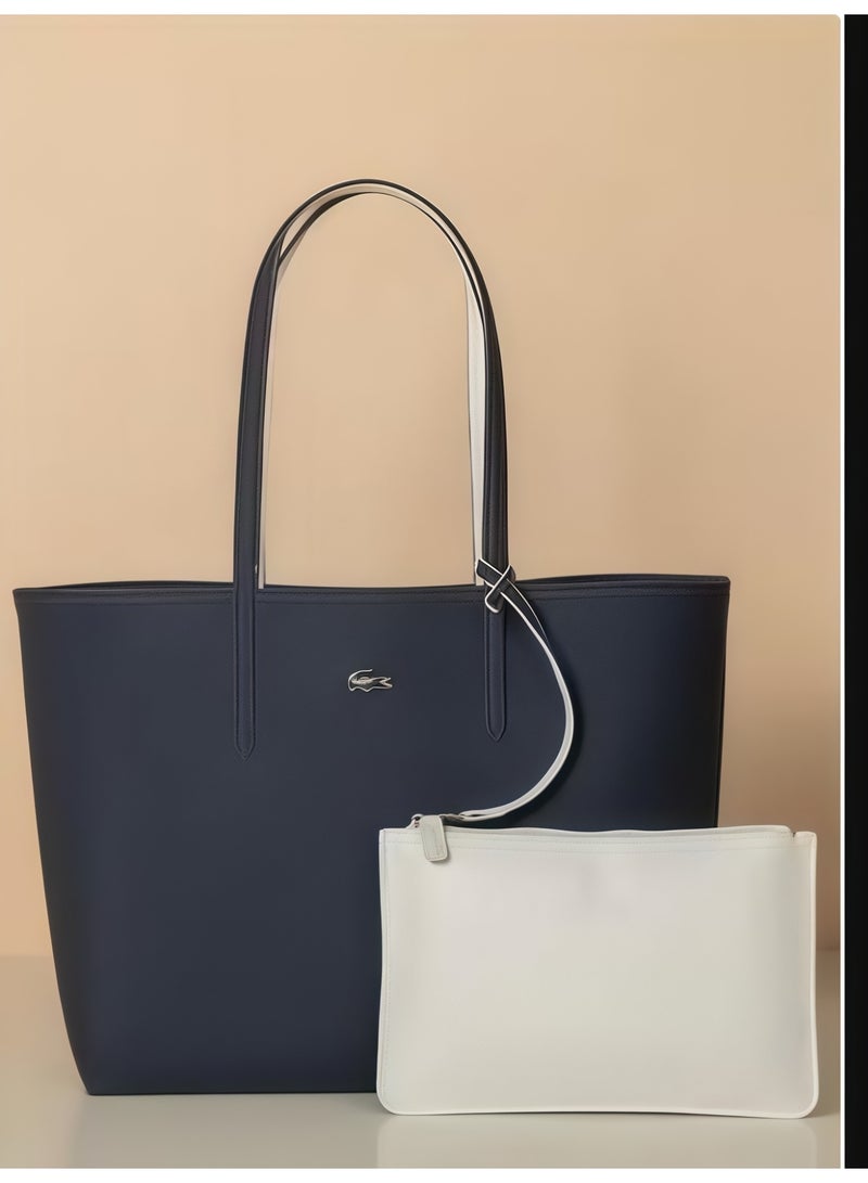Lacoste Women's Double sided Two tone Large Capacity Handbag, Fashionable Multi functional, Camera Bag - Image 3