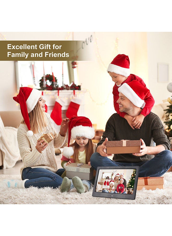 ANDOER - Andoer 10.1 Inch Digital Photo Frame Desktop Electronic Album IPS Screen Photo/ Video/ Music/ Clock/ Calendar Functions with Backside Stand Remote Control - Image 1