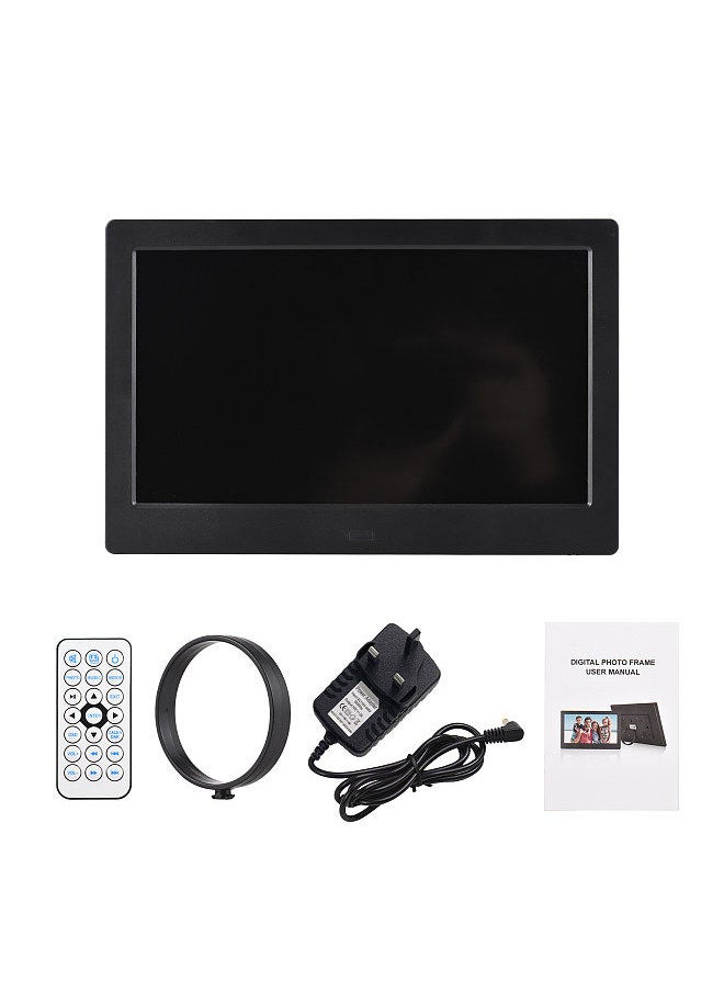 ANDOER - Andoer 10.1 Inch Digital Photo Frame Desktop Electronic Album IPS Screen Photo/ Video/ Music/ Clock/ Calendar Functions with Backside Stand Remote Control - Image 1