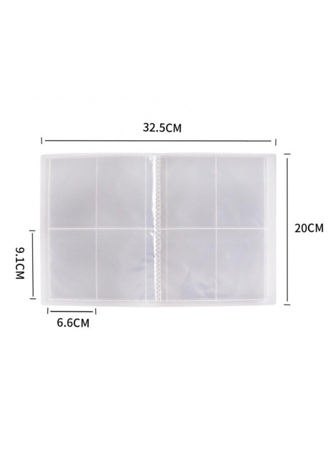 120-Piece Cards Collection Album Book Trading Card Storage Albums Collection Card Binde - Image 1