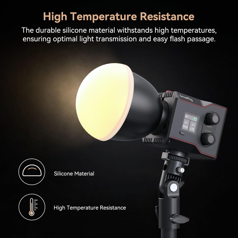 SMALLRIG Silicone Diffuser, COB Light Diffuser, Lighting Accessory for SmallRig RC 60B COB LED Video Light - 4529 - Image 4