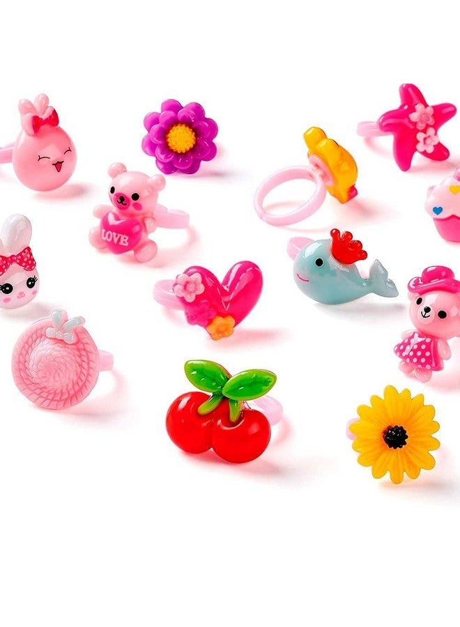 Super Toy SUPER TOY Adjustable Finger Ring for Girls - 36 Pcs  - Image 4