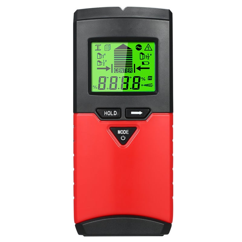 Handheld Portable Wall Stud Finder 2-in-1 Stud Detector Level Gauge for Stud Wood Metal AC Wires Detecting - Image 1