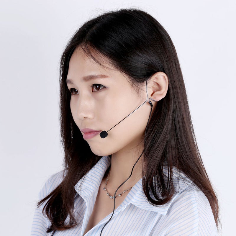 Uni-Directional Headset Microphone: 3.5mm Male Connection - Noise-reducing Pickup Design Mini Ear-hook for Stage, Houses of Worship, Presenters and Lecturers - Image 3