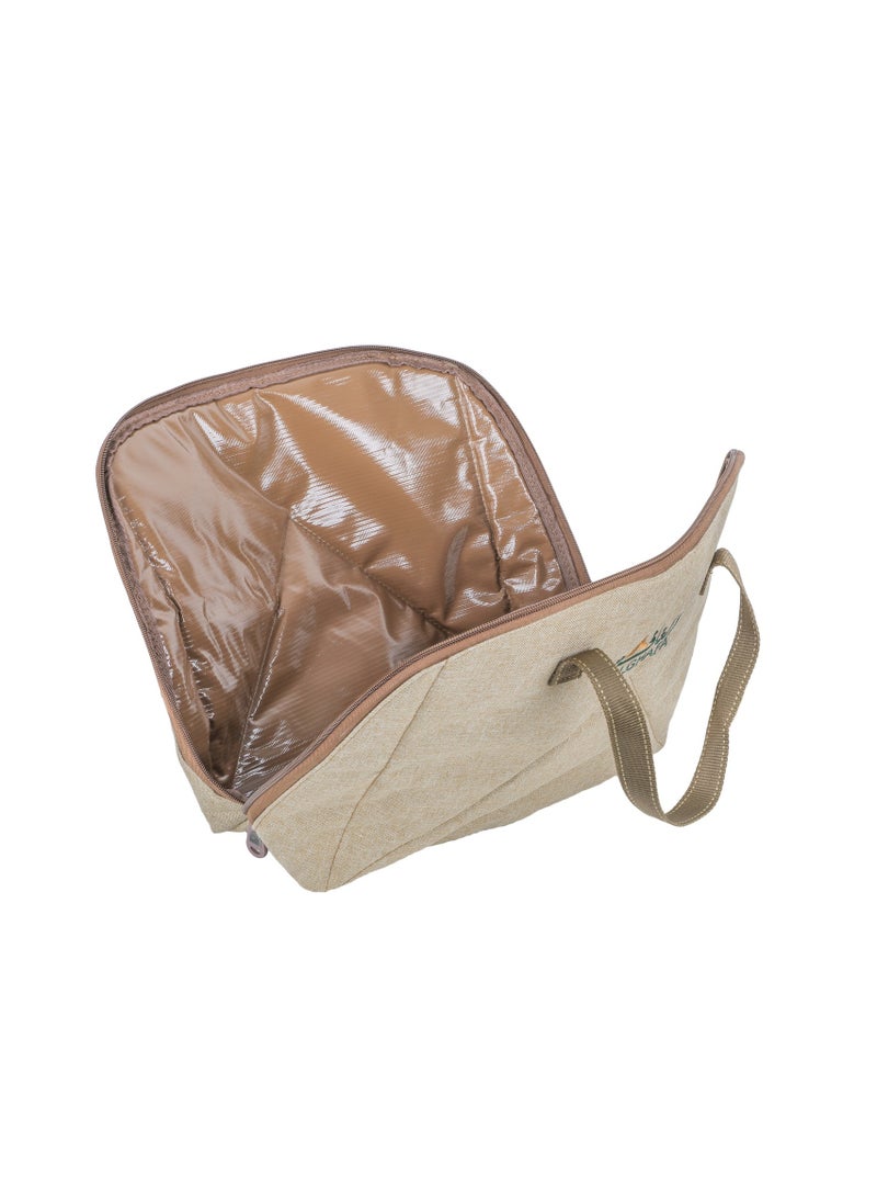 ALGHAFA ALGhafa, Almosem thermos bag, for trips, camping, wooden color, size 30*21*36cm  - Image 3