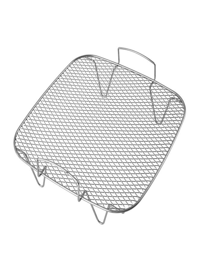 Croask 9.37 inch Air Fryer Rack,Stainless Steel Air Fryer Accessories,Square Dehydrator Rack - Image 1
