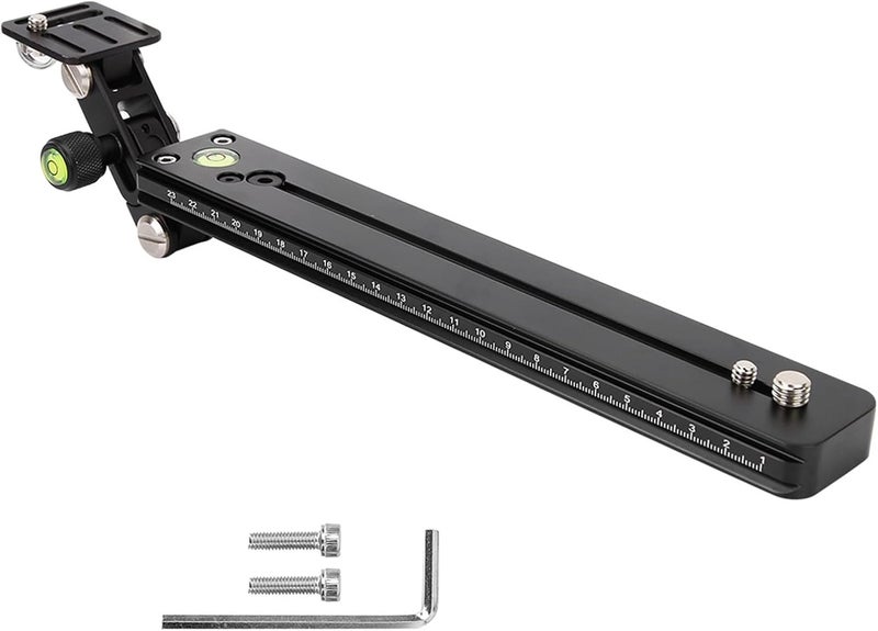 EVTSCAN Telephoto Lens Support Bracket,Telephoto Zoom Lens Bracket Set Long Focus Camera Support Quick Release Plate Bird Watching(F250-38) - Image 2