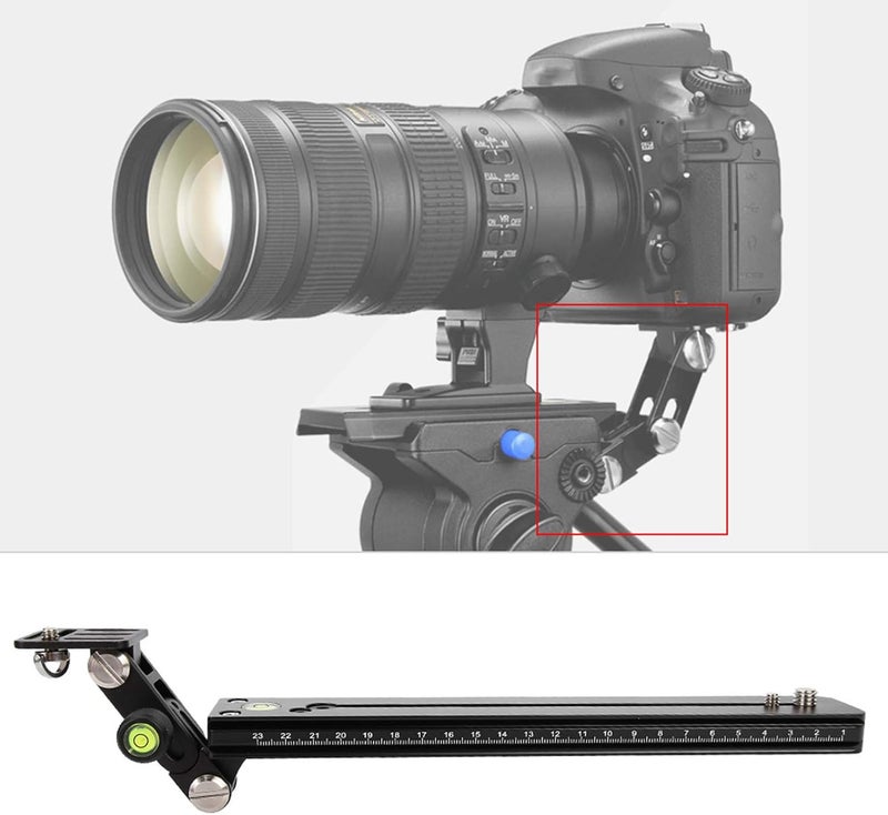EVTSCAN Telephoto Lens Support Bracket,Telephoto Zoom Lens Bracket Set Long Focus Camera Support Quick Release Plate Bird Watching(F250-38) - Image 5