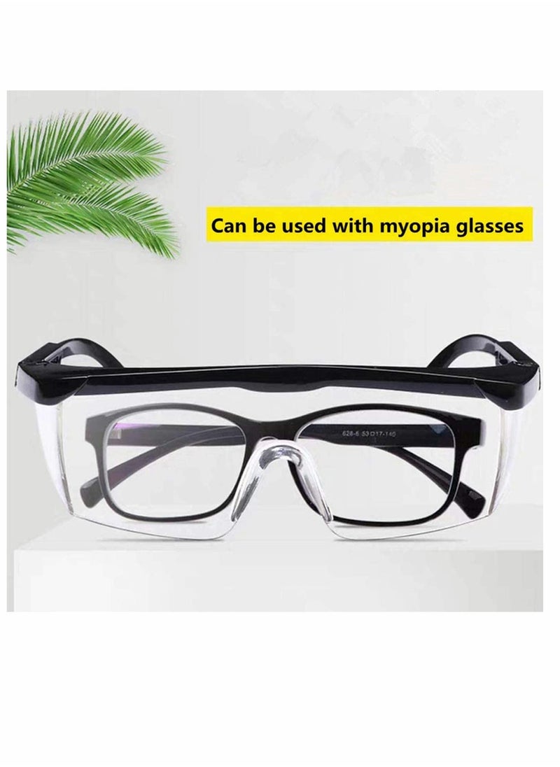 Generic - Safety Goggles, Adult Diy Goggles with Clear Lens, Anti Fog Scratch Resistant Wind-Proof Protection Eyewear Protect Your Eyes for Construction Laboratory Chemistry Personal or Professional Use - Image 1
