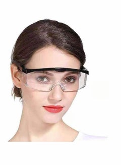 Safety Goggles, Adult Diy Goggles with Clear Lens, Anti Fog Scratch Resistant Wind-Proof Protection Eyewear Protect Your Eyes for Construction Laboratory Chemistry Personal or Professional Use