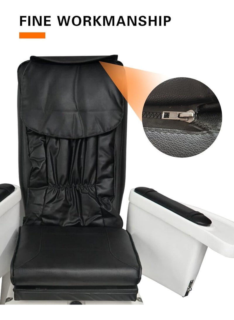 Meishida Electric Spa Chair, Remote Control Settings, Electric Massager Chair with Adjustable & Foot Tub  - Image 4