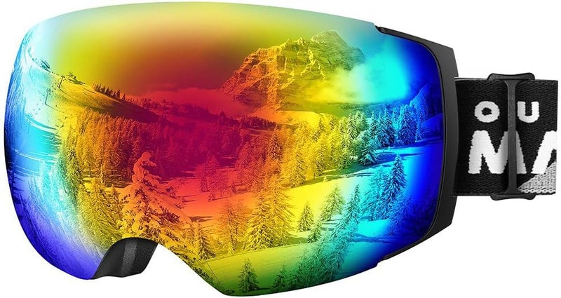 OutdoorMaster Ski Goggles PRO - Frameless, Interchangeable Lens 100% UV400 Protection Snow Goggles for Men & Women - Image 1