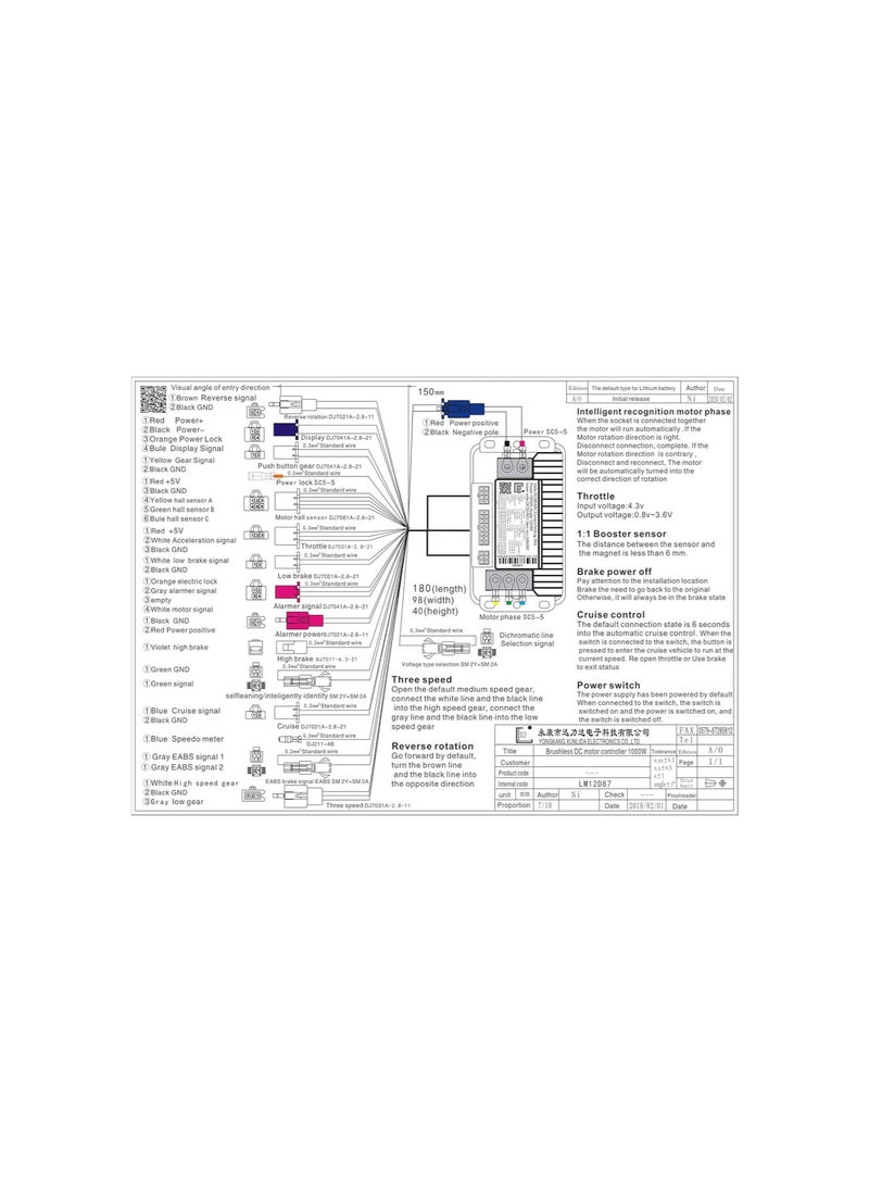 silvercnc - Motor Controller, 60V 72V Universal 3 Mode High Power Brushless Motor Controller for E Bike Electric Bike Scooter - Image 1