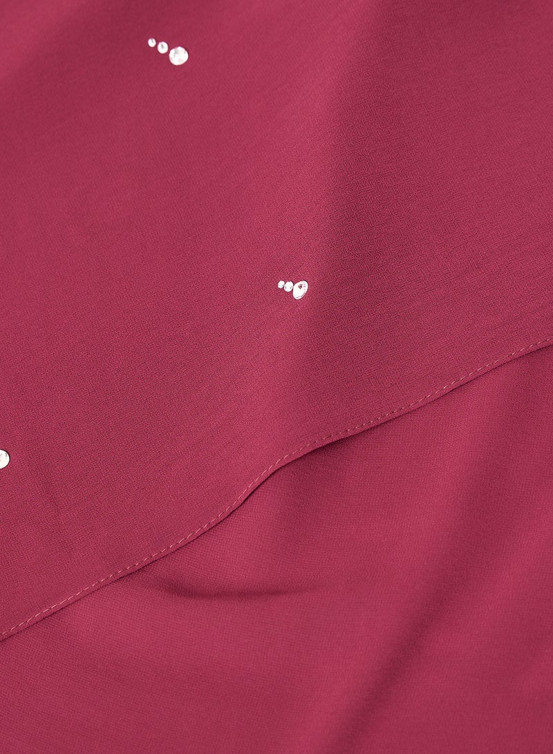 Khizana Diamante Detail Long Hijab Scarf  - Image 2