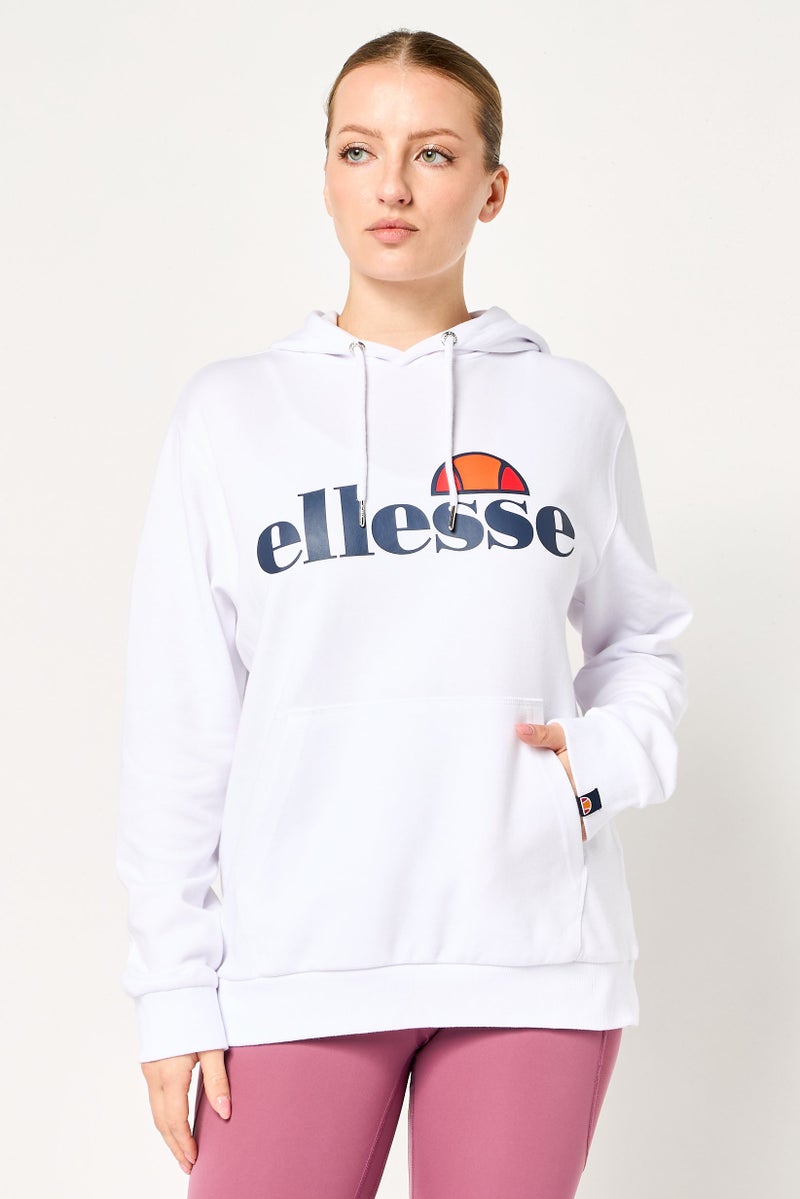 Ellesse Women Sportswear Fit Long Sleeve Outdoor Hoodie, White - Image 1