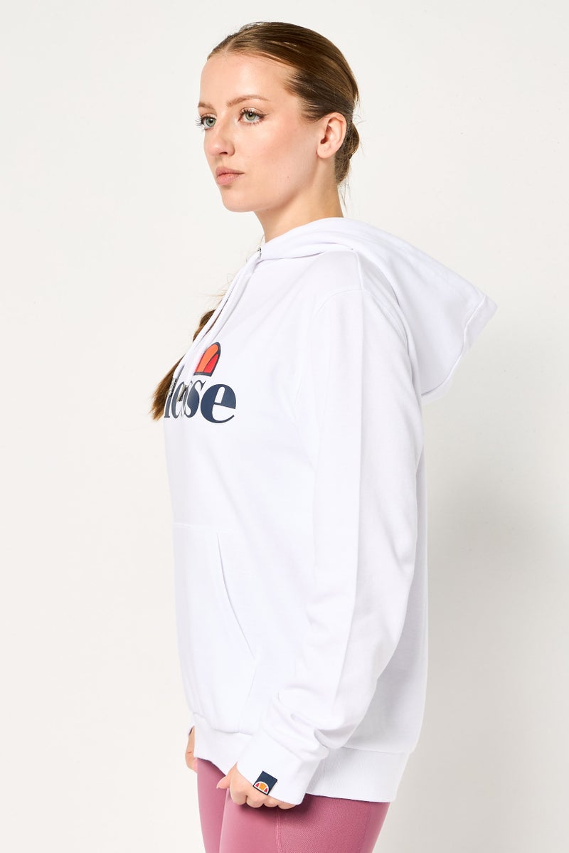 Ellesse Women Sportswear Fit Long Sleeve Outdoor Hoodie, White - Image 2