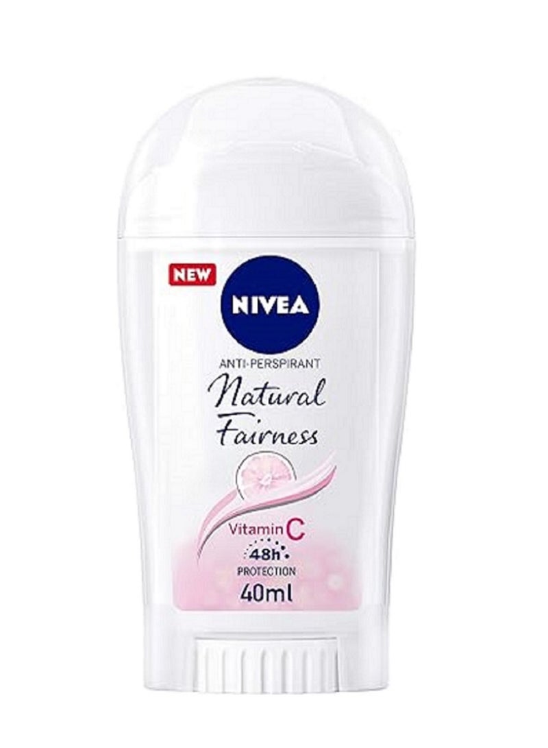 Nivea Natural Fairness Antiperspirant For Women Stick 40ml