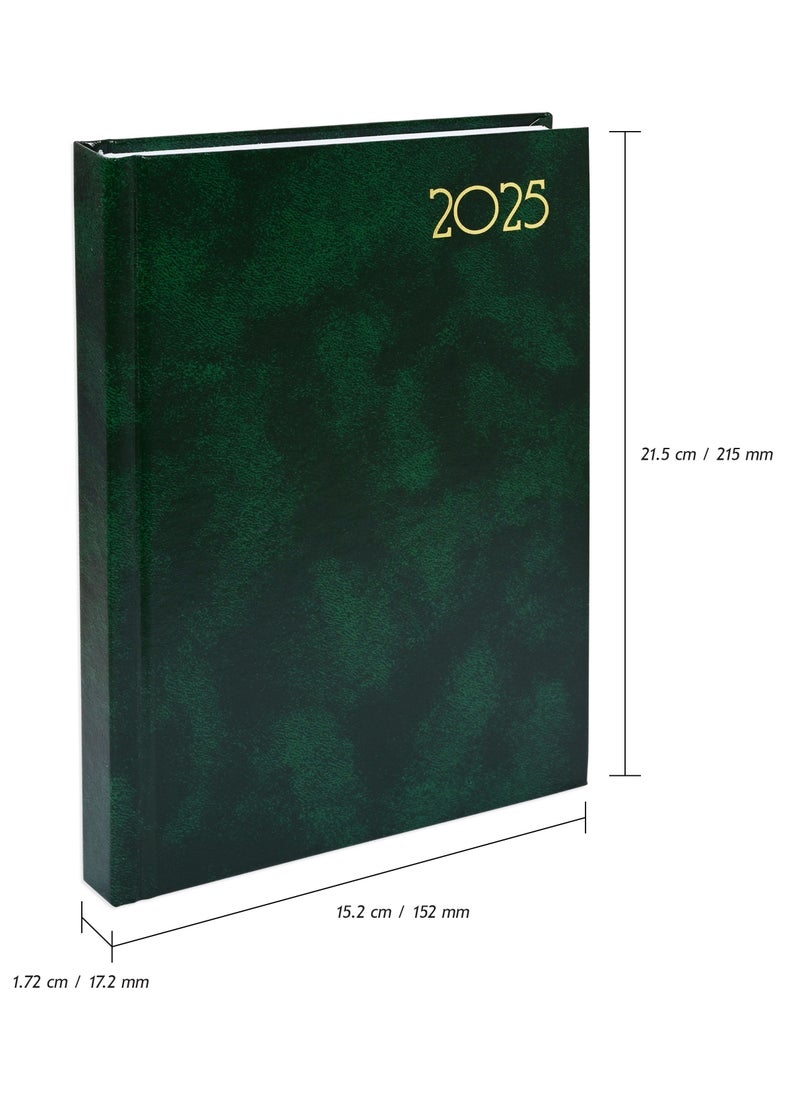 FIS FIS Diary 2025 English (Saturday & Sunday Combined) A5, Green - FSDI90E25GR  - Image 5