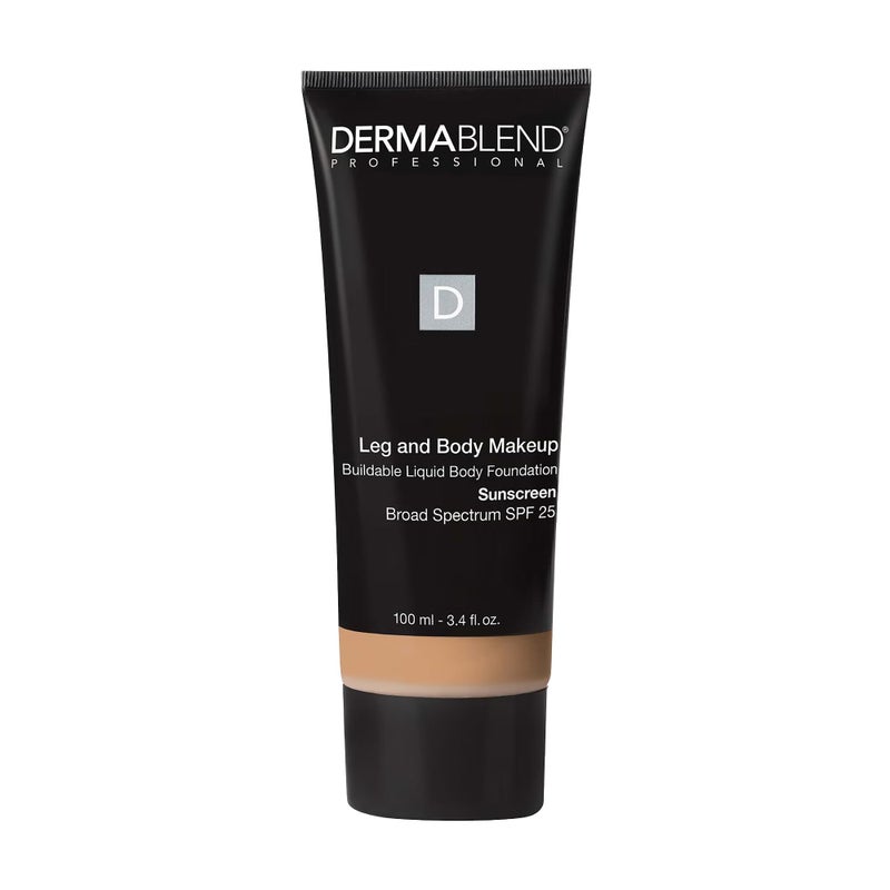 Dermablend Leg and Body Makeup Foundation with SPF 25, 25W Light Sand, 3.4 Fl. Oz. - Image 1