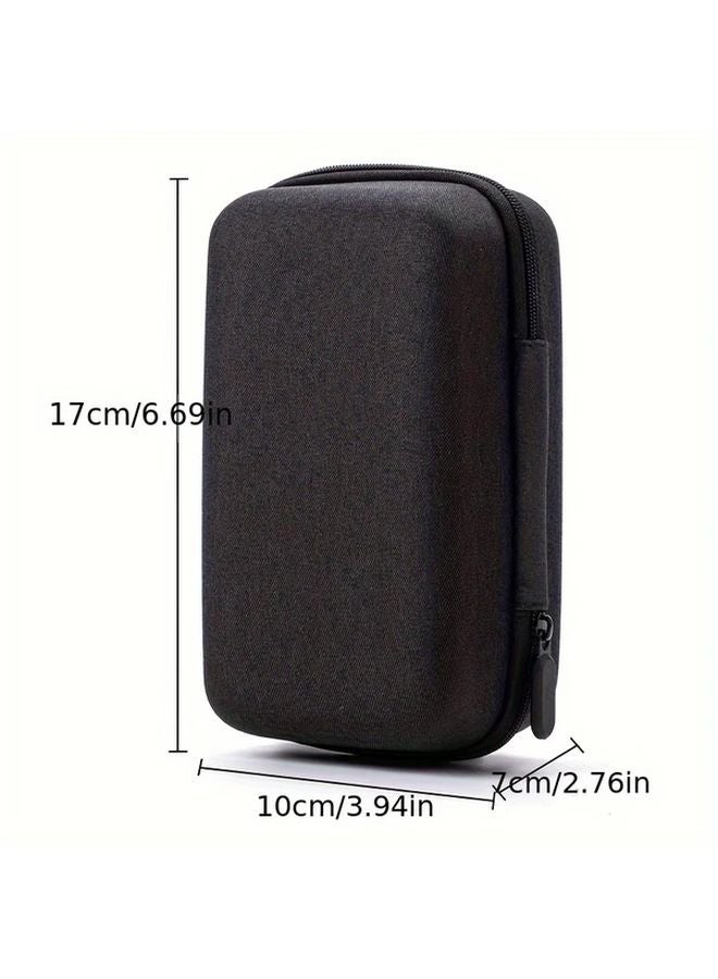 Black EVA Hard Case For HDD Storage Headphones Cables Power Banks USB Cable Organizer - Image 3