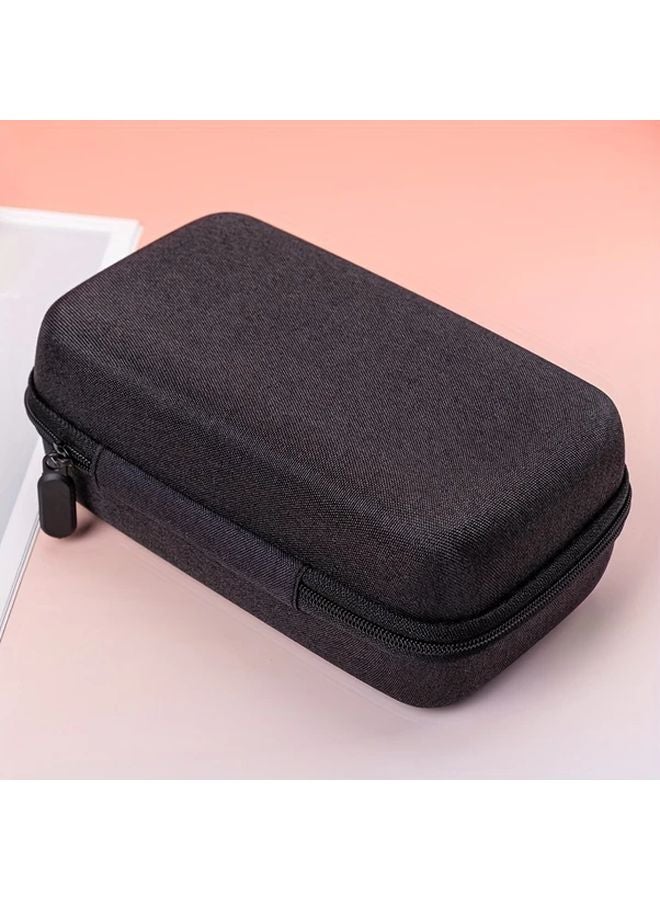 Black EVA Hard Case For HDD Storage Headphones Cables Power Banks USB Cable Organizer - Image 1