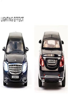 Generic Mercedes Benz Maybach S650 1:32 Extended Version Diecast Metal Alloy Model Car Sound Light Collection Kids Toy Gifts (Black)  - Image 4